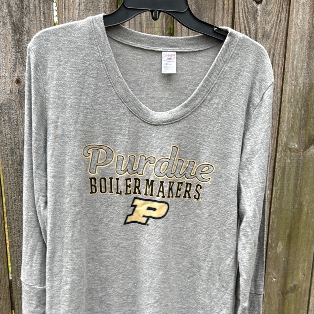 Gray Purdue Boilermakers Sweatshirt